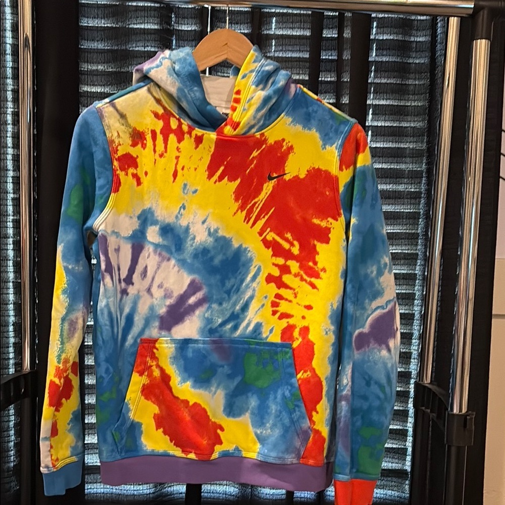 Colorful Nike Tie-Dye Boys Hoodie
